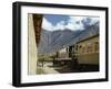 Train at a Stop in the Urubamba Valley in Peru, South America-Sassoon Sybil-Framed Photographic Print