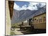 Train at a Stop in the Urubamba Valley in Peru, South America-Sassoon Sybil-Mounted Photographic Print