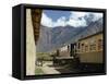 Train at a Stop in the Urubamba Valley in Peru, South America-Sassoon Sybil-Framed Stretched Canvas