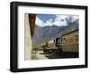 Train at a Stop in the Urubamba Valley in Peru, South America-Sassoon Sybil-Framed Photographic Print