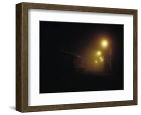 Train at Alausi Station, Ecuador-Geoff Arrow-Framed Photographic Print