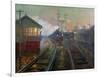 Train at Night C.1890-Lionel Walden-Framed Premium Giclee Print