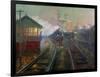 Train at Night C.1890-Lionel Walden-Framed Giclee Print