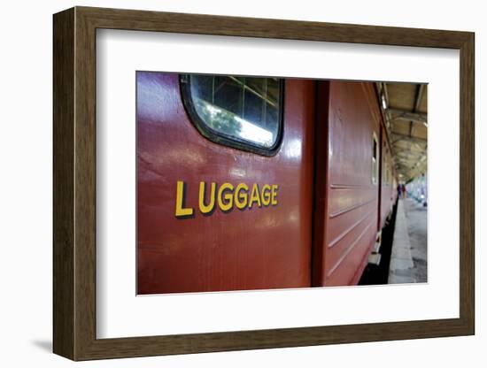 Train at Platform, Kandy Train Station, Kandy, Sri Lanka, Asia-Simon Montgomery-Framed Photographic Print