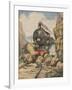 Train Bandits Foiled, C20-Alfredo Ortelli-Framed Art Print