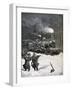 Train Blocked by Snow, France, 1892-Henri Meyer-Framed Giclee Print