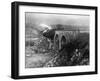 Train Blown Off Tracks-null-Framed Photographic Print