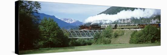 Train, Bohinjska Bistrica, Slovenia-null-Stretched Canvas