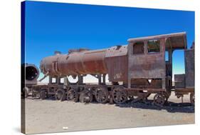 Train Boneyard, Salar De Uyuni, Bolivia, South America-Guido Amrein-Stretched Canvas