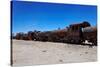 Train Boneyard, Salar De Uyuni, Bolivia, South America-Guido Amrein-Stretched Canvas