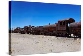 Train Boneyard, Salar De Uyuni, Bolivia, South America-Guido Amrein-Stretched Canvas