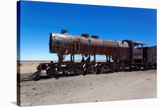 Train Boneyard, Salar De Uyuni, Bolivia, South America-Guido Amrein-Stretched Canvas