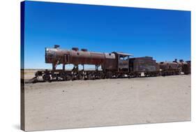 Train Boneyard, Salar De Uyuni, Bolivia, South America-Guido Amrein-Stretched Canvas