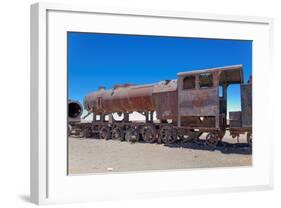 Train Boneyard, Salar De Uyuni, Bolivia, South America-Guido Amrein-Framed Photographic Print