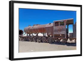 Train Boneyard, Salar De Uyuni, Bolivia, South America-Guido Amrein-Framed Photographic Print