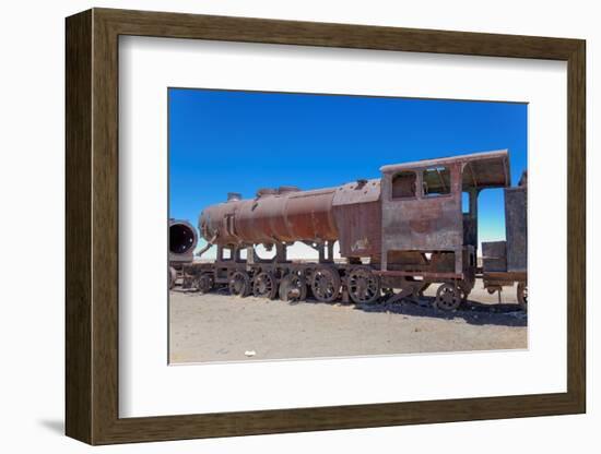 Train Boneyard, Salar De Uyuni, Bolivia, South America-Guido Amrein-Framed Photographic Print