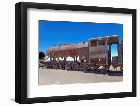 Train Boneyard, Salar De Uyuni, Bolivia, South America-Guido Amrein-Framed Photographic Print