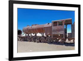 Train Boneyard, Salar De Uyuni, Bolivia, South America-Guido Amrein-Framed Photographic Print