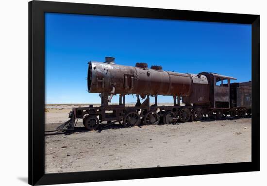 Train Boneyard, Salar De Uyuni, Bolivia, South America-Guido Amrein-Framed Photographic Print