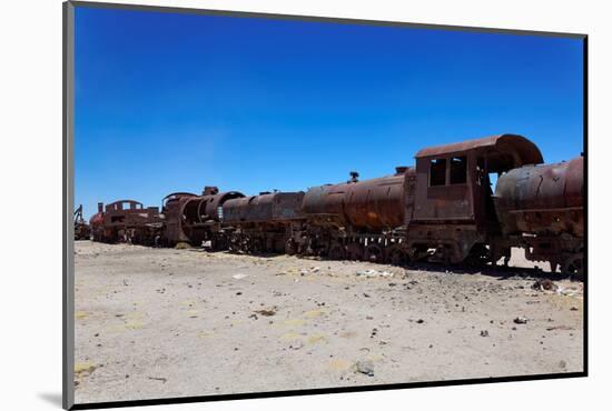 Train Boneyard, Salar De Uyuni, Bolivia, South America-Guido Amrein-Mounted Photographic Print