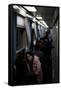 Train by Night, Hangzhou, China-null-Framed Stretched Canvas