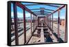 Train Carriage Remains-jkraft5-Framed Stretched Canvas