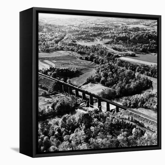 Train Carrying Body of President Franklin D. Roosevelt to Washington-null-Framed Stretched Canvas