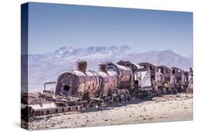 Train Cemetery (Cementerio De Trenes), an Abandoned Train-Kim Walker-Stretched Canvas