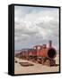 Train Cemetery, Uyuni, Bolivia-zanskar-Framed Stretched Canvas