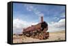 Train Cemetery, Uyuni, Bolivia-zanskar-Framed Stretched Canvas