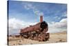 Train Cemetery, Uyuni, Bolivia-zanskar-Stretched Canvas