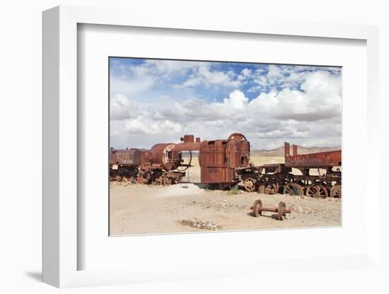 Train Cemetery, Uyuni, Bolivia-zanskar-Framed Photographic Print