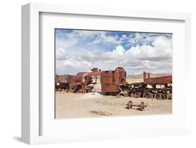 Train Cemetery, Uyuni, Bolivia-zanskar-Framed Photographic Print