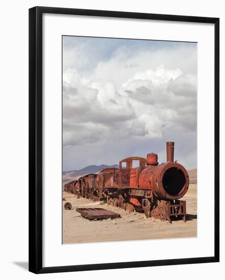 Train Cemetery, Uyuni, Bolivia-zanskar-Framed Photographic Print