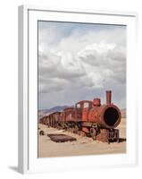 Train Cemetery, Uyuni, Bolivia-zanskar-Framed Photographic Print