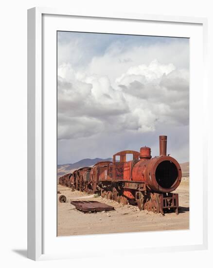 Train Cemetery, Uyuni, Bolivia-zanskar-Framed Photographic Print