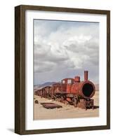 Train Cemetery, Uyuni, Bolivia-zanskar-Framed Photographic Print