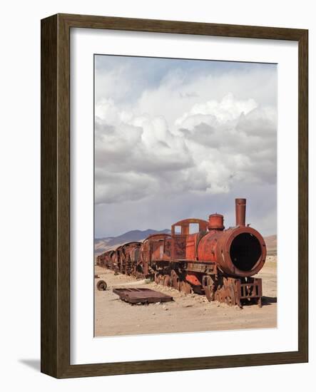 Train Cemetery, Uyuni, Bolivia-zanskar-Framed Photographic Print