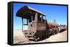 Train Cemetery-tkv-Framed Stretched Canvas