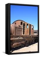 Train Cemetery-tkv-Framed Stretched Canvas