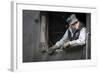 Train Conductor I-Kathy Mahan-Framed Photographic Print