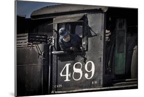 Train Conductor II-Kathy Mahan-Mounted Photographic Print