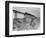 Train Crossing Bridge over Dam-William Henry Jackson-Framed Photographic Print