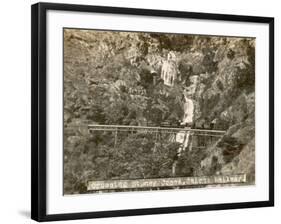 Train Crossing Stoney Creek on the Cairns Railway, Queensland, Australia-null-Framed Photographic Print