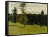 Train dans la campagne-Claude Monet-Framed Stretched Canvas