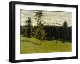 Train dans la campagne-Claude Monet-Framed Giclee Print