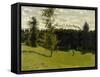 Train dans la campagne-Claude Monet-Framed Stretched Canvas