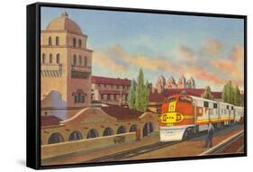 Train Depot, Albuquerque, New Mexico-null-Framed Stretched Canvas