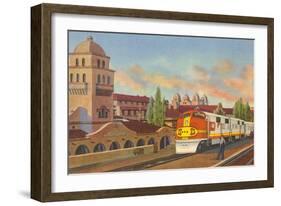 Train Depot, Albuquerque, New Mexico-null-Framed Art Print