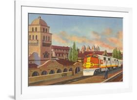 Train Depot, Albuquerque, New Mexico-null-Framed Art Print